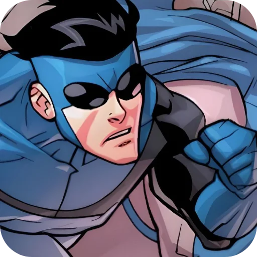 💙 Стикер «Invincible Blue Suit» для Telegram