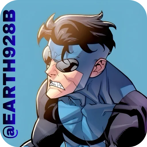 💙 Стикер «Invincible Blue Suit» для Telegram