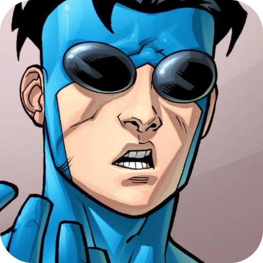 💙 Стикер «Invincible Blue Suit» для Telegram