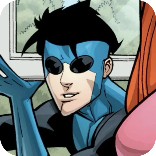 💙 Стикер «Invincible Blue Suit» для Telegram