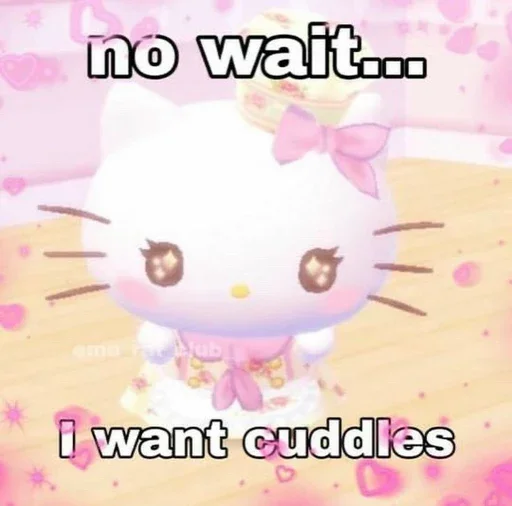 🥺 Стикер «in lawf wif u» для Telegram