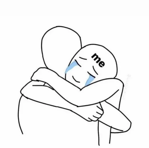 🥰 Стикер «in lawf wif u» для Telegram