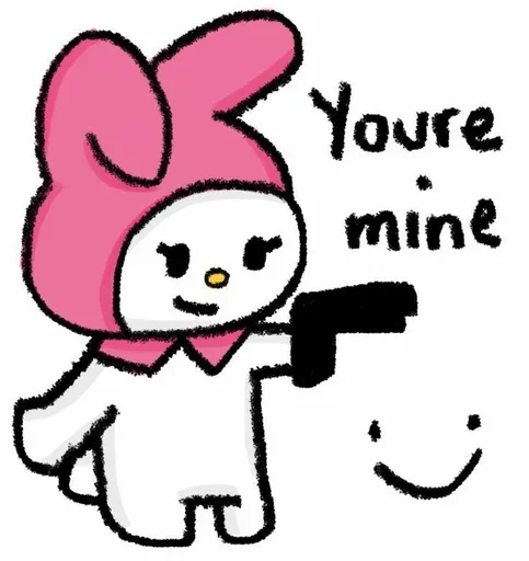 🥰 Стикер «in lawf wif u» для Telegram