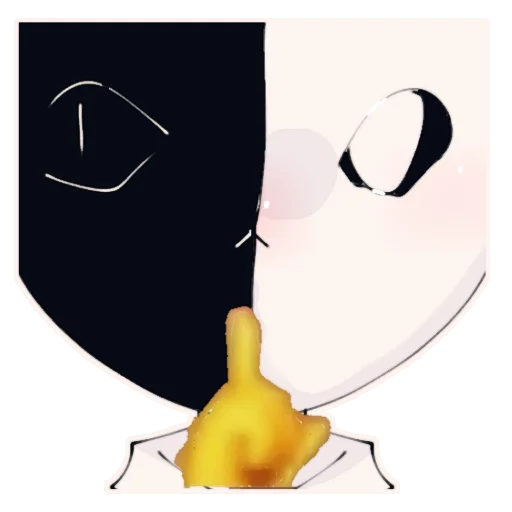 🤫 Стикер «ИньЯнь» для Telegram