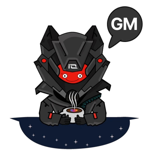 ☕️ Стикер «io.net» для Telegram