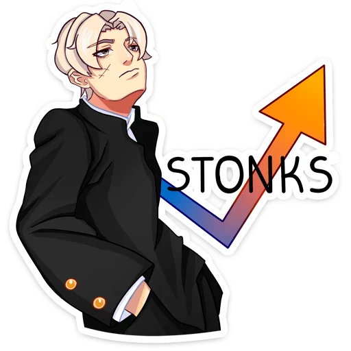 📈 Стикер «Иоши» для Telegram