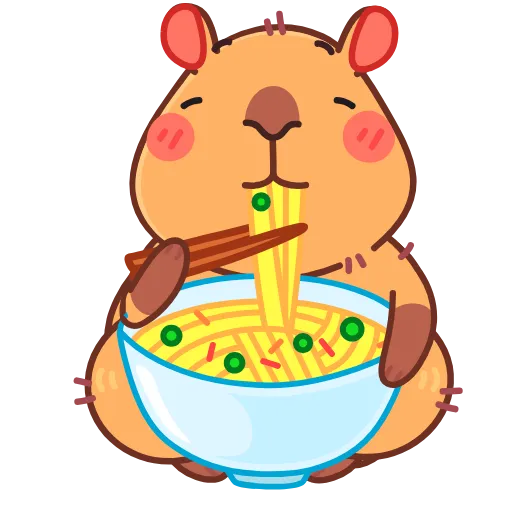 🍜 Стикер «Иппи» для Telegram
