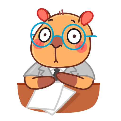 🤓 Стикер «Иппи» для Telegram
