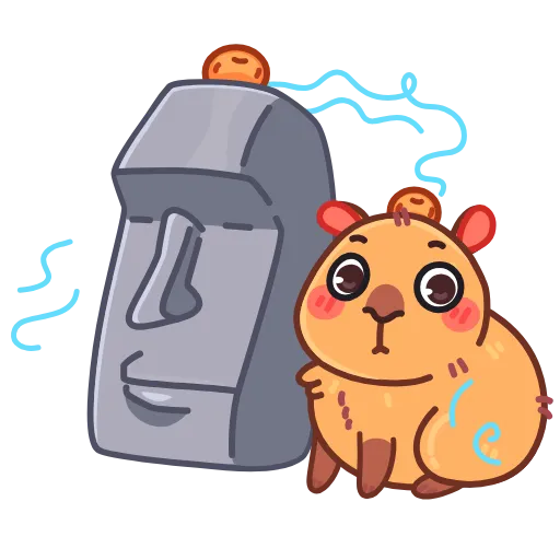 🗿 Стикер «Иппи» для Telegram