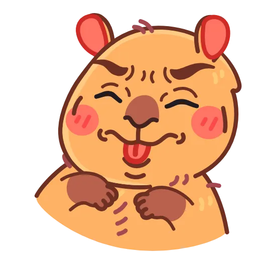 😝 Стикер «Иппи» для Telegram