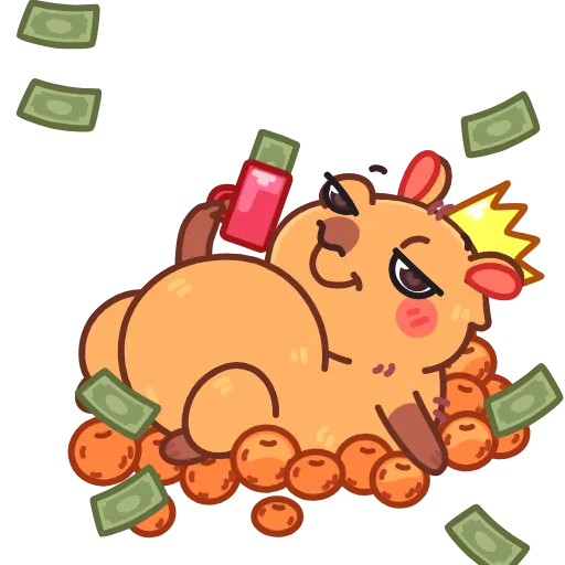 🤑 Стикер «Иппи» для Telegram