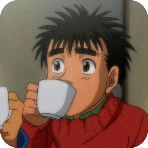 🍵 Стикер «Ippo Makunouchi» для Telegram