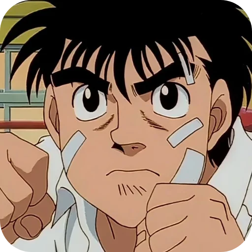 Стикерпак Ippo Makunouchi для Telegram