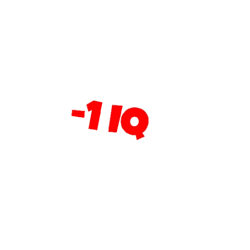 😄 Стикер «IQ» для Telegram