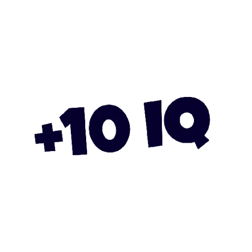 😄 Стикер «IQ» для Telegram