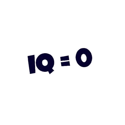 😄 Стикер «IQ» для Telegram