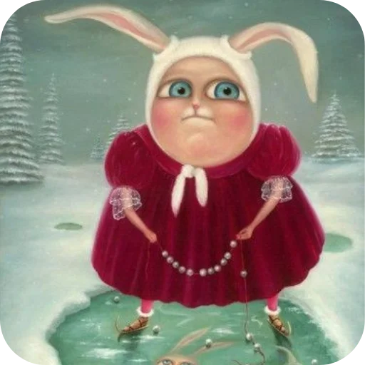 🎄 Стикер «irena aizen bunny» для Telegram