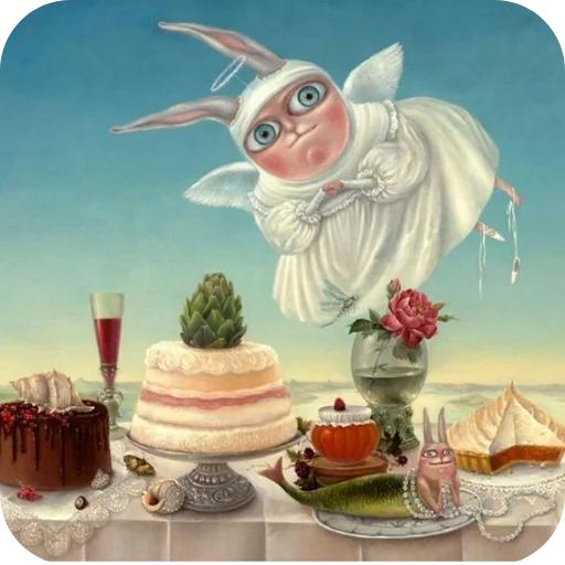 🎂 Стикер «irena aizen bunny» для Telegram