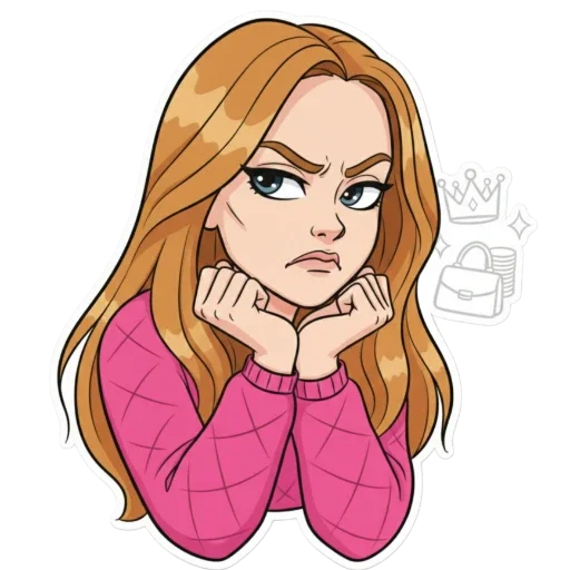 😬 Стикер «Irina» для Telegram
