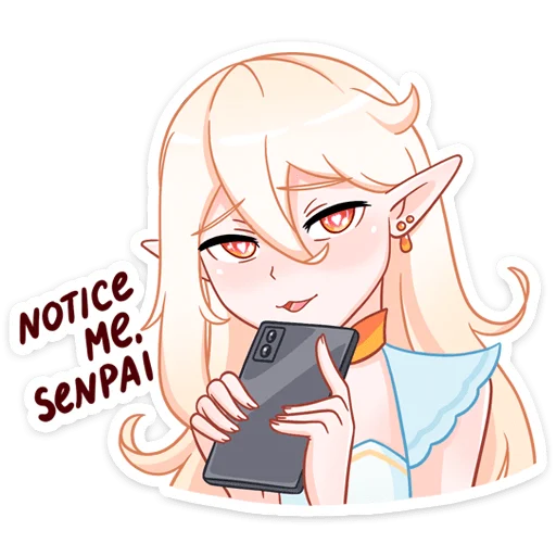 😏 Стикер «Тёмная Айрис» для Telegram