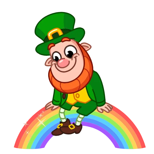 🌈 Стикер «Leprechaun» для Telegram