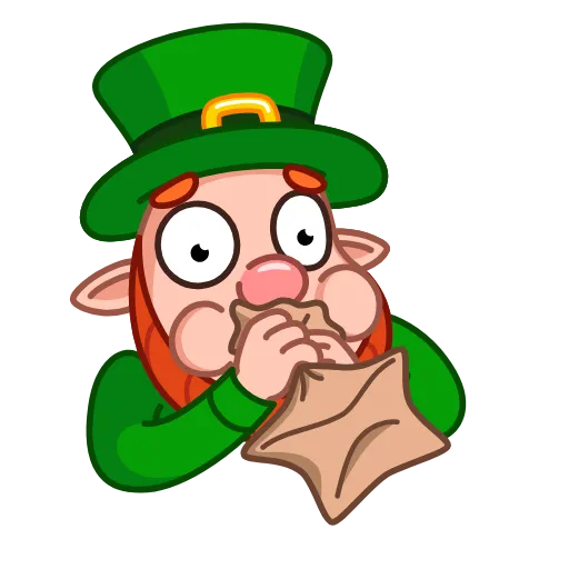 😱 Стикер «Leprechaun» для Telegram