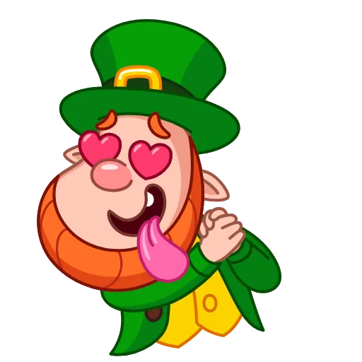 😍 Стикер «Leprechaun» для Telegram