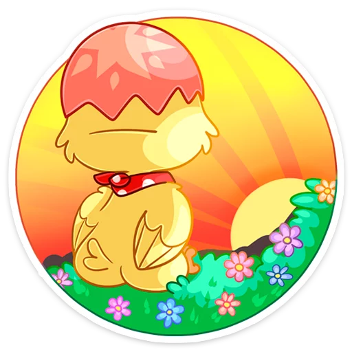 ☀️ Стикер «Ириска» для Telegram