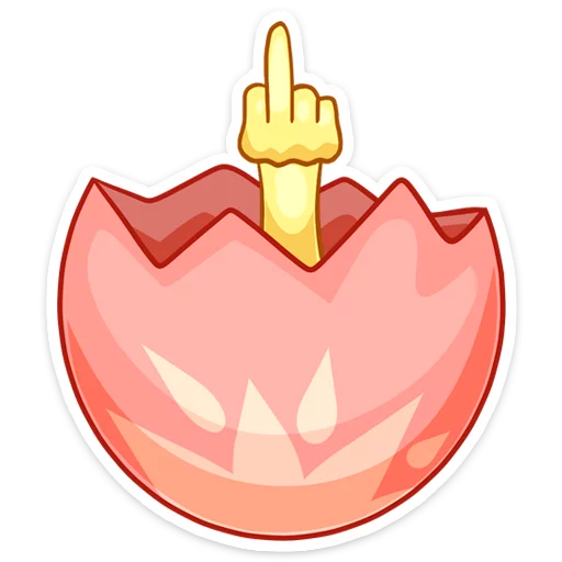 🖕 Стикер «Ириска» для Telegram