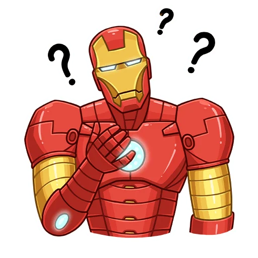 🤔 Стикер «Железный Человек» для Telegram
