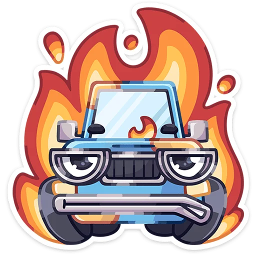 🔥 Стикер «Железные кони» для Telegram