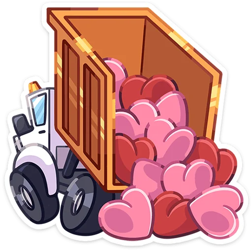 💞 Стикер «Железные кони» для Telegram
