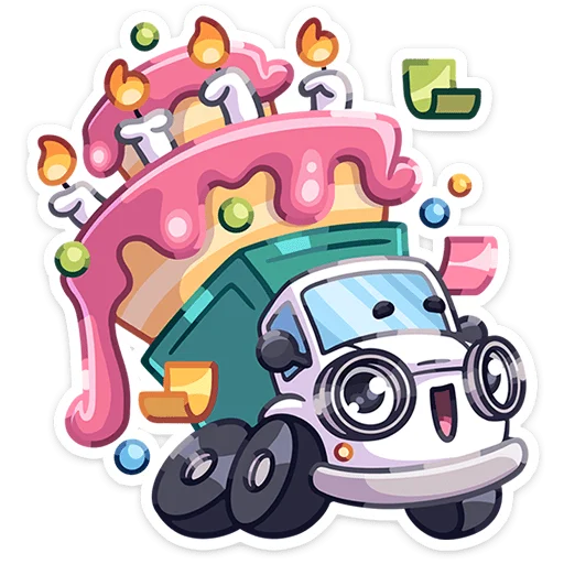 🎂 Стикер «Железные кони» для Telegram