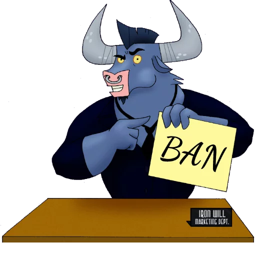 💪 Стикер «Iron Will» для Telegram