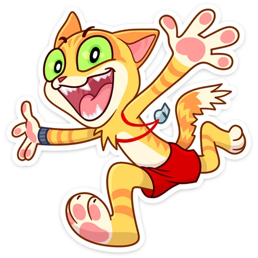 Стикерпак Котик Ирвин для Telegram