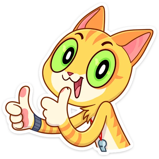 👍 Стикер «Котик Ирвин» для Telegram