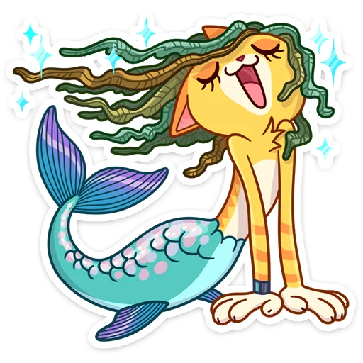 🧜‍♀ Стикер «Котик Ирвин» для Telegram