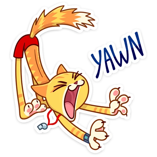 🥱 Стикер «Котик Ирвин» для Telegram