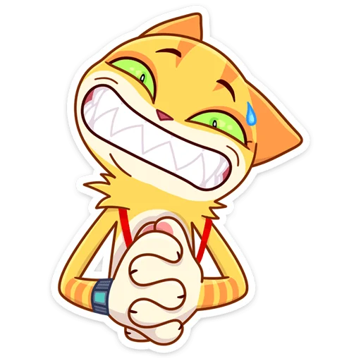 😬 Стикер «Котик Ирвин» для Telegram