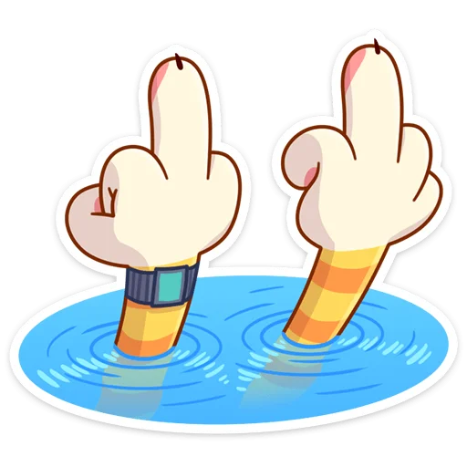 🖕 Стикер «Котик Ирвин» для Telegram