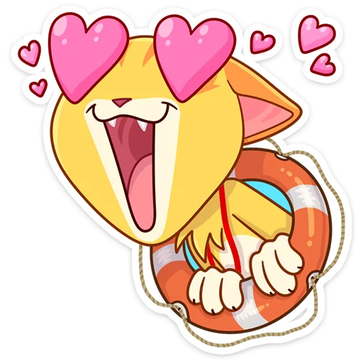 😍 Стикер «Котик Ирвин» для Telegram