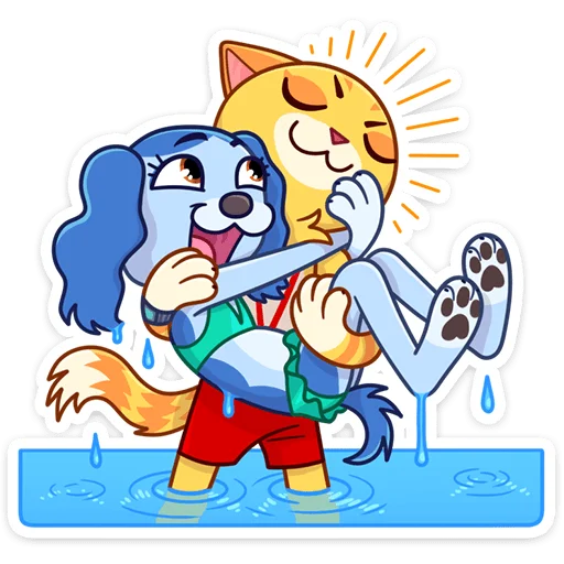 🤗 Стикер «Котик Ирвин» для Telegram