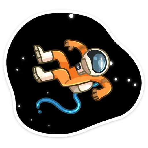 🧑‍🚀 Стикер «Айзек» для Telegram