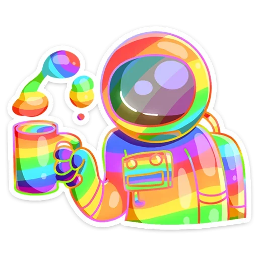 🌈 Стикер «Айзек» для Telegram