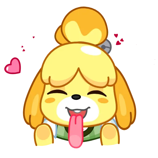 😛 Стикер «Isabelle» для Telegram