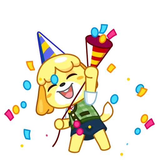 🎉 Стикер «Isabelle» для Telegram