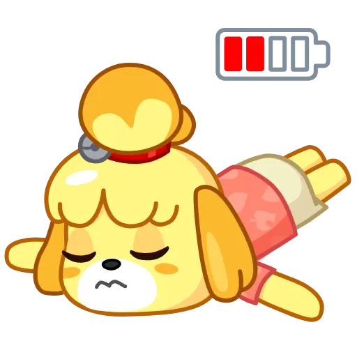 😪 Стикер «Isabelle» для Telegram
