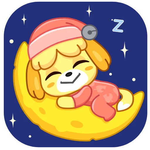 😴 Стикер «Isabelle» для Telegram