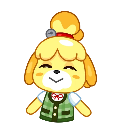 😨 Стикер «Isabelle» для Telegram