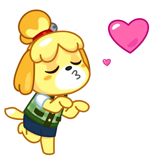 😘 Стикер «Isabelle» для Telegram